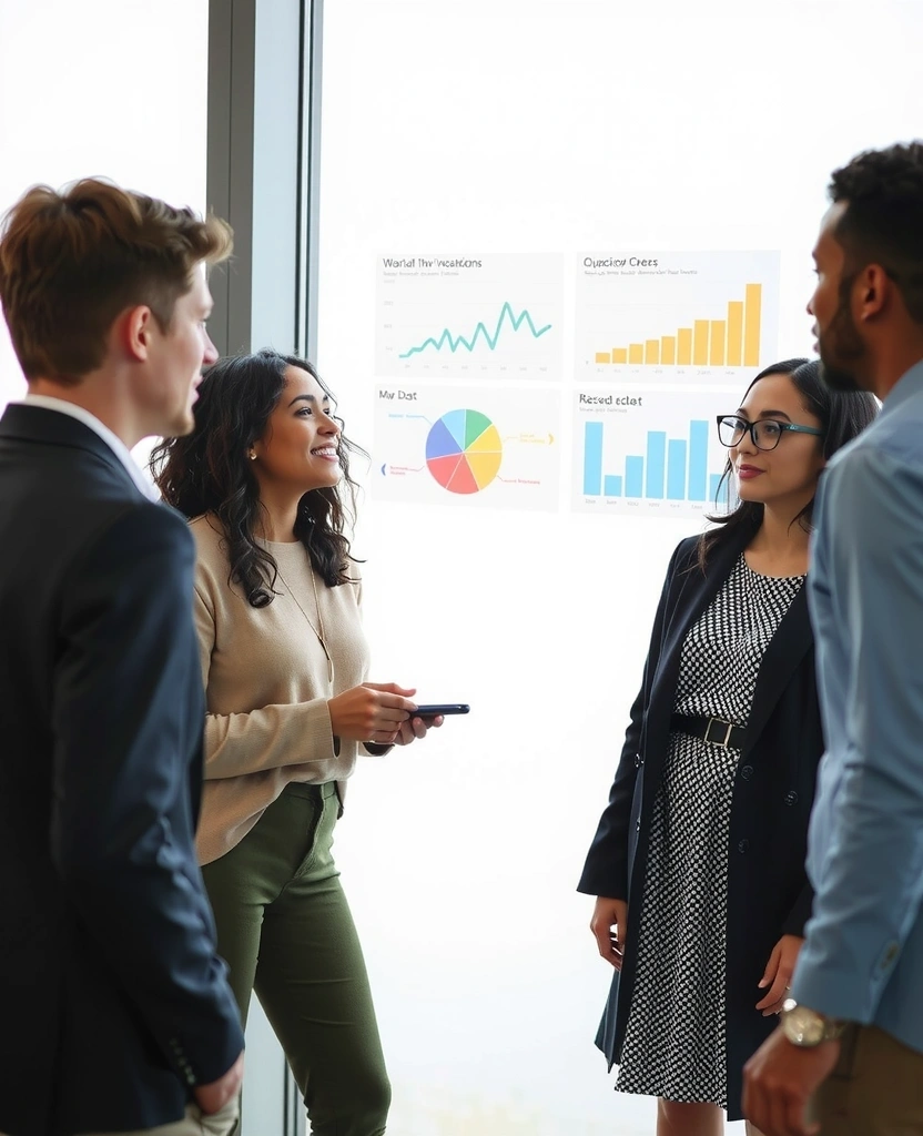 El equipo en acción